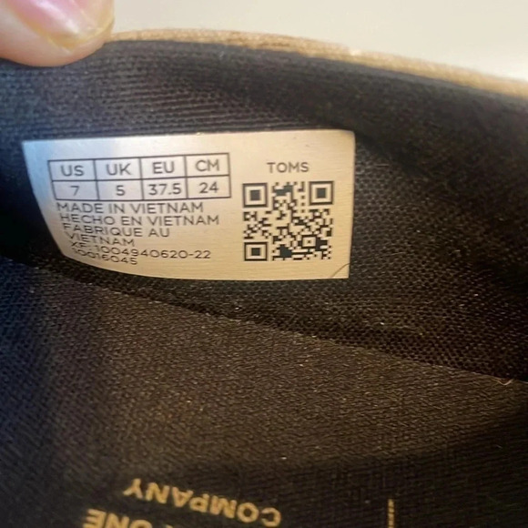 TOMS all that jazz size 7 shoes - Picture 5 of 7